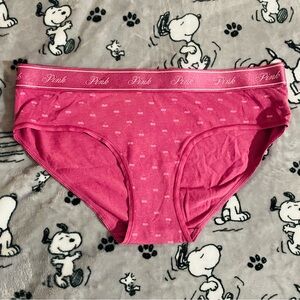 VSPINK Pink Cherry Print Bikini Panties Size M BRAND NEW NO TAGS 🏷️